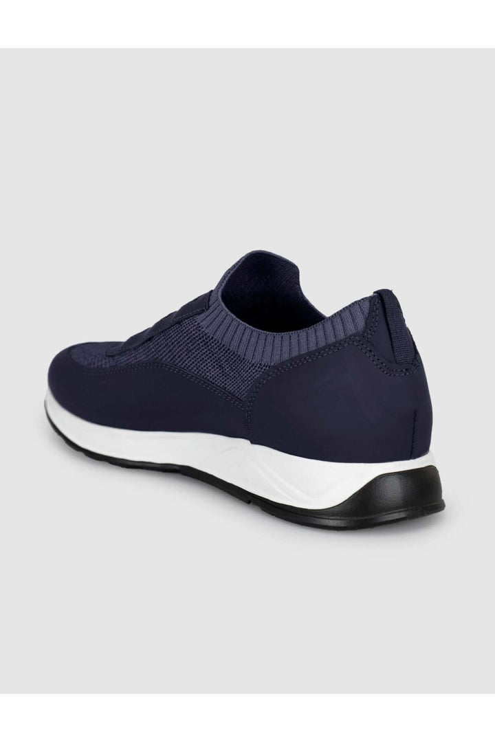 Cabani Shoes Sneaker en tricot texturé de confort - Bleu marine