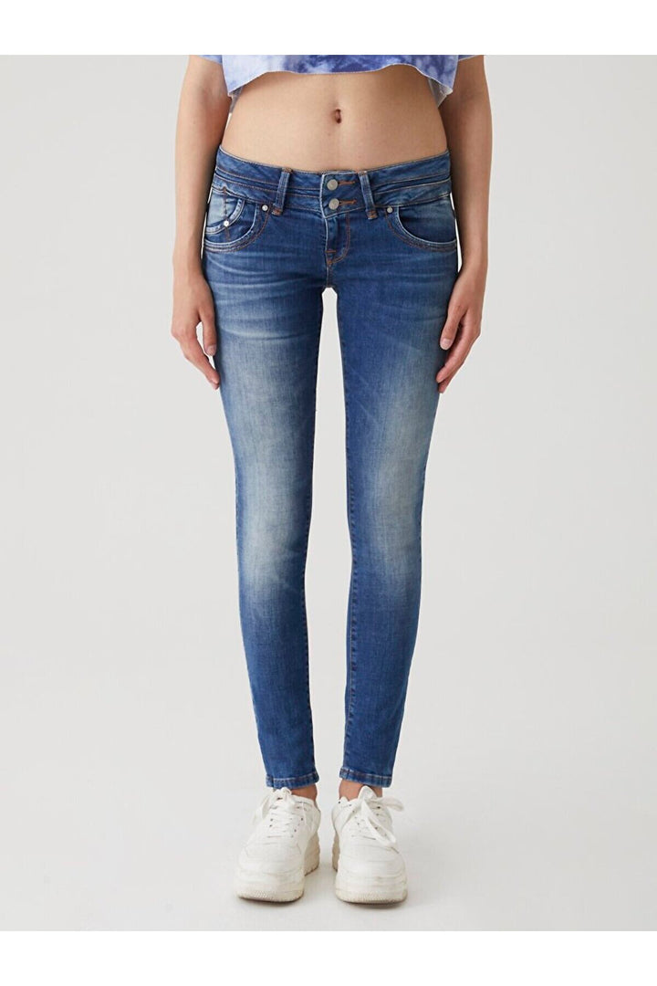 LTB Pantalon à jambe étroite Julita X - Bleu_50670