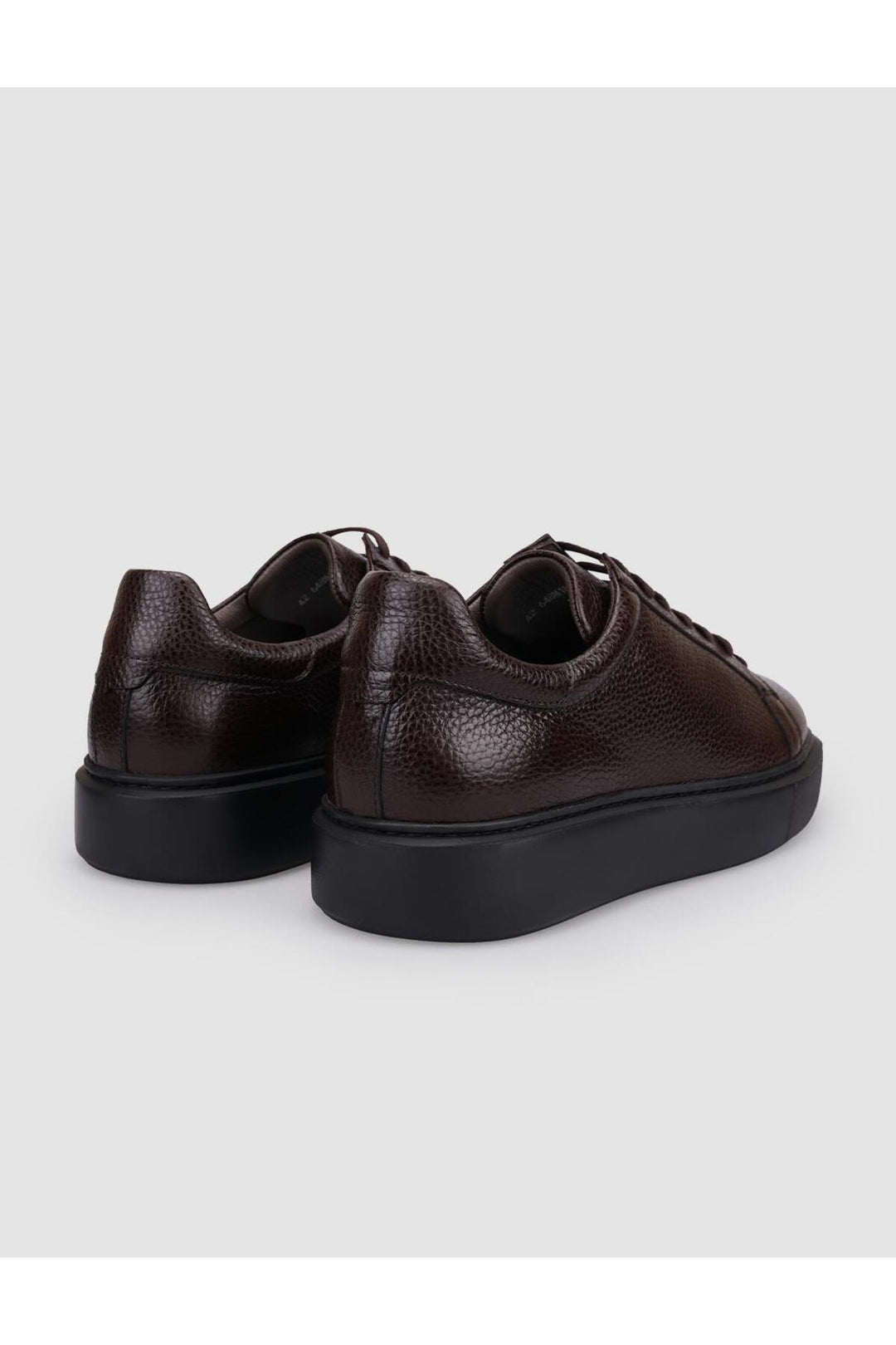 Cabani Shoes %100 Cuir Véritable Chaussures de Sport pour Hommes à Lacets Marron - Marron
