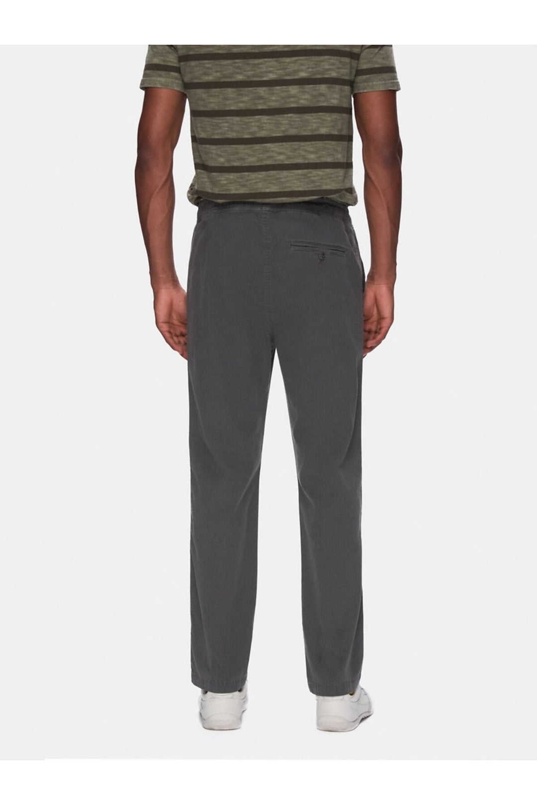 LTB Pantalon droit en gabardine anthracite
