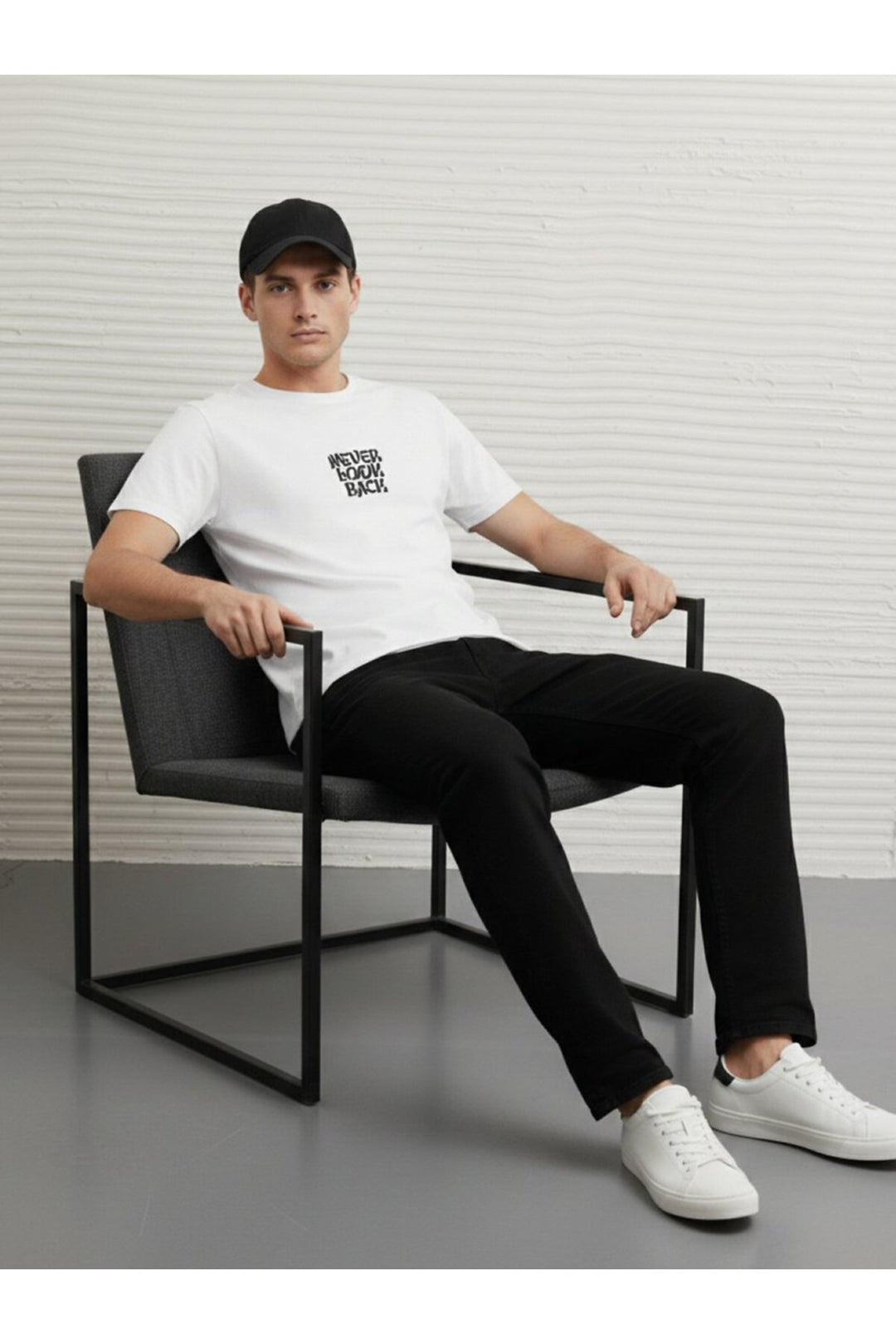 LTB T-shirt blanc relaxé à imprimé minimaliste - Blanc