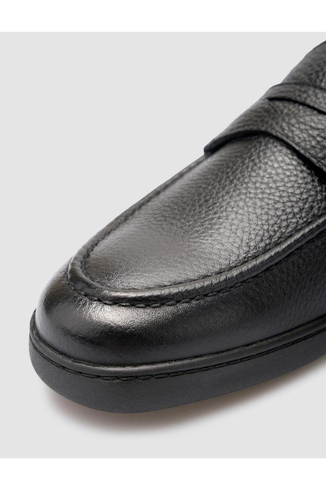 Cabani Shoes %100 Cuir Véritable Noir Mocassins Hommes Droit - Multicolore