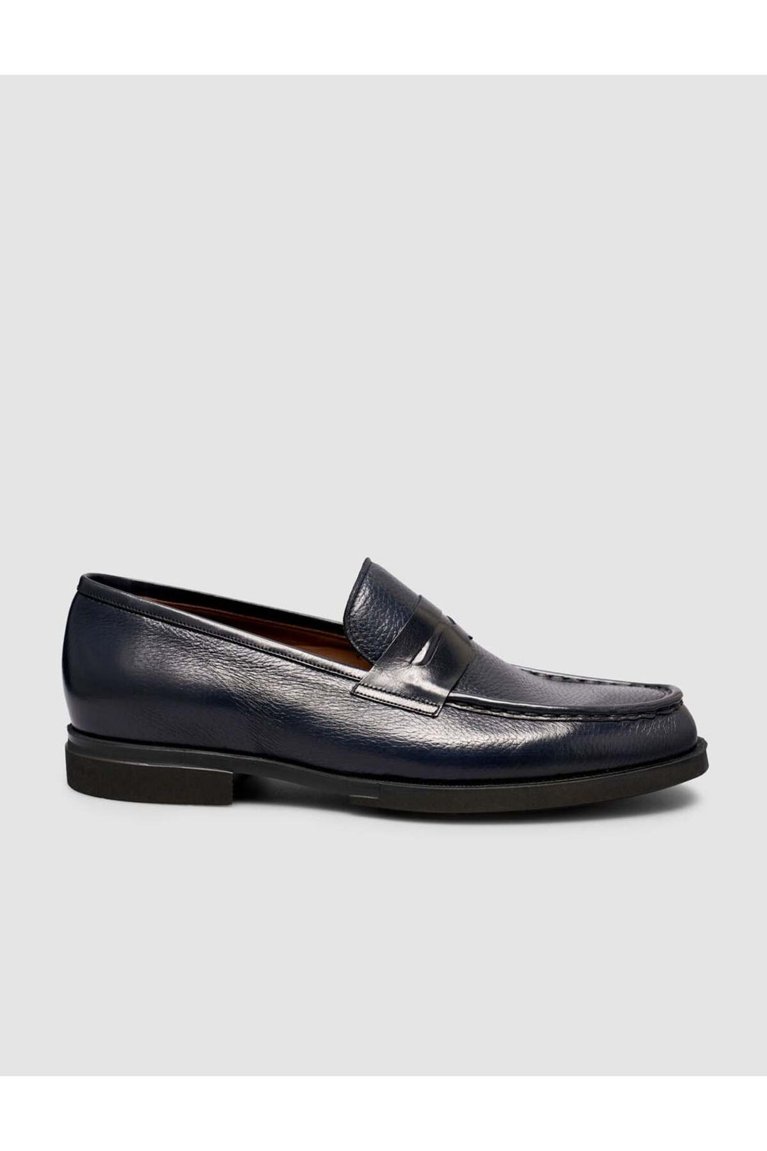 Cabani Shoes Chaussures Loafer pour Homme en Cuir Véritable Bleu marine Premium - Bleu marine