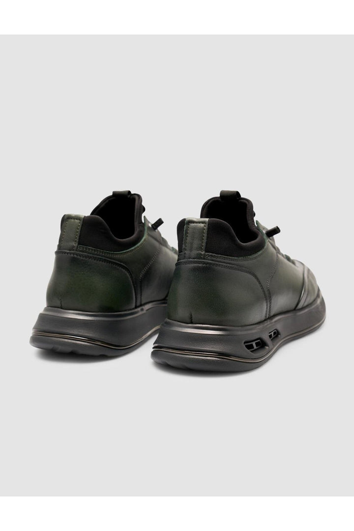 Cabani Shoes Chaussures de sport pour hommes kaki avec lacets - Kaki