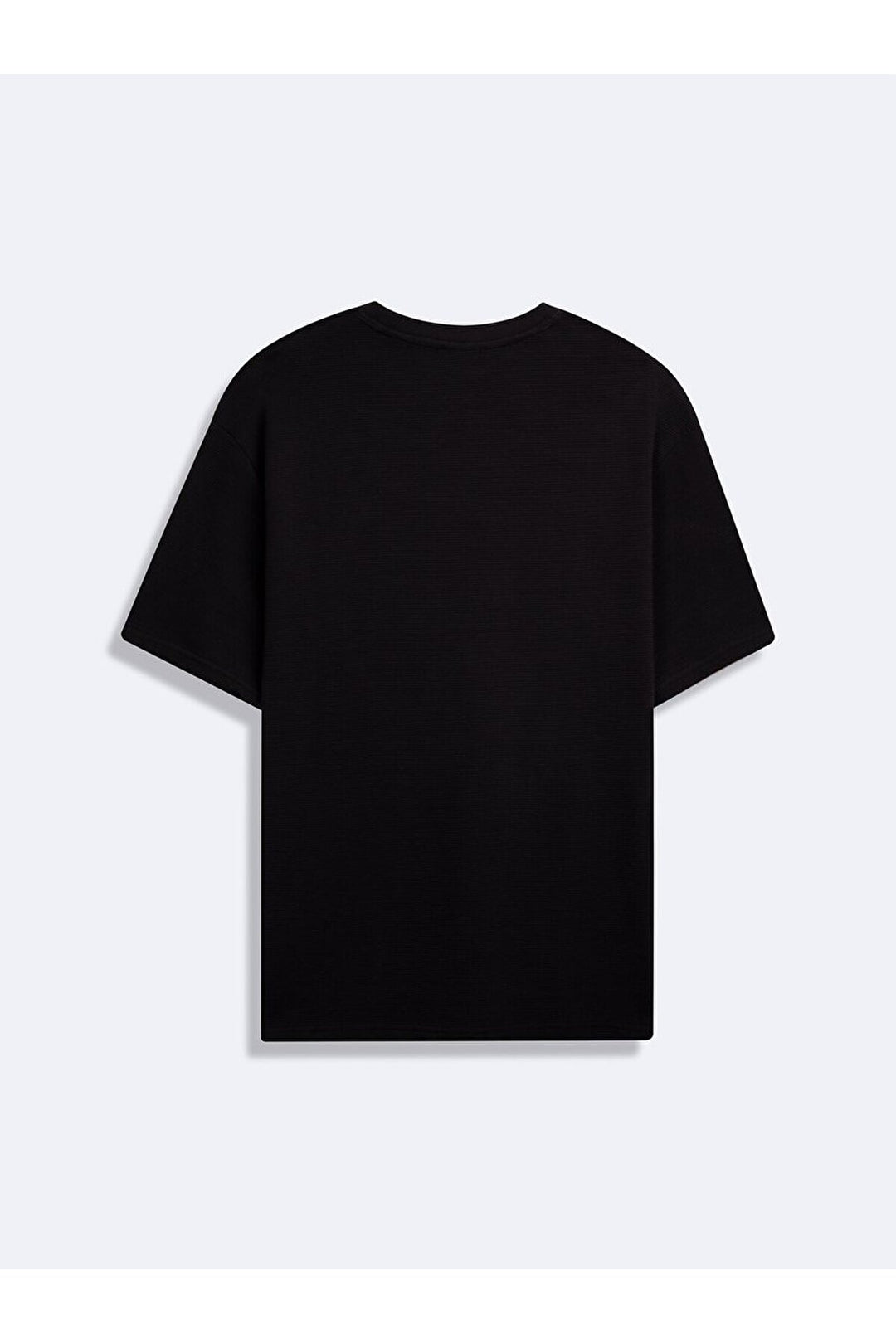 LTB T-shirt noir Zero Collar Press à manches courtes