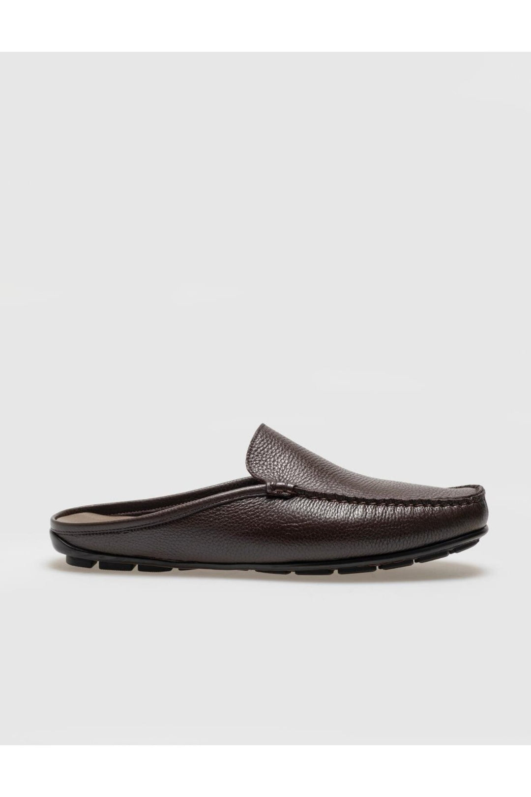 Cabani Shoes Sandales décontractées pour hommes en cuir véritable marron - Marron