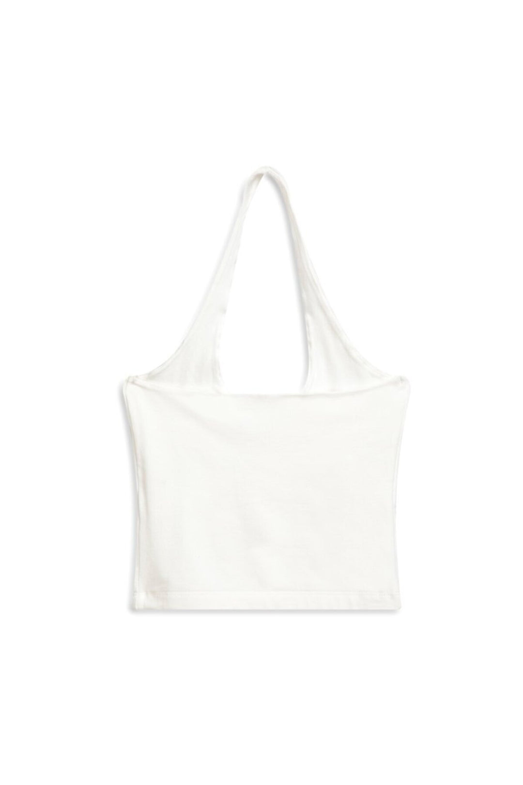 LTB Débardeur crop blanc à col halter - Blanc