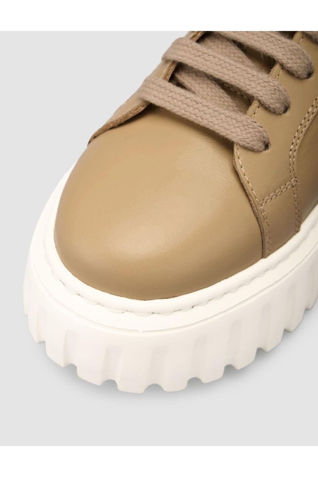 Cabani Shoes MonaMae %100 Cuir Véritable Vison Chaussures de Sport Femme - Vison