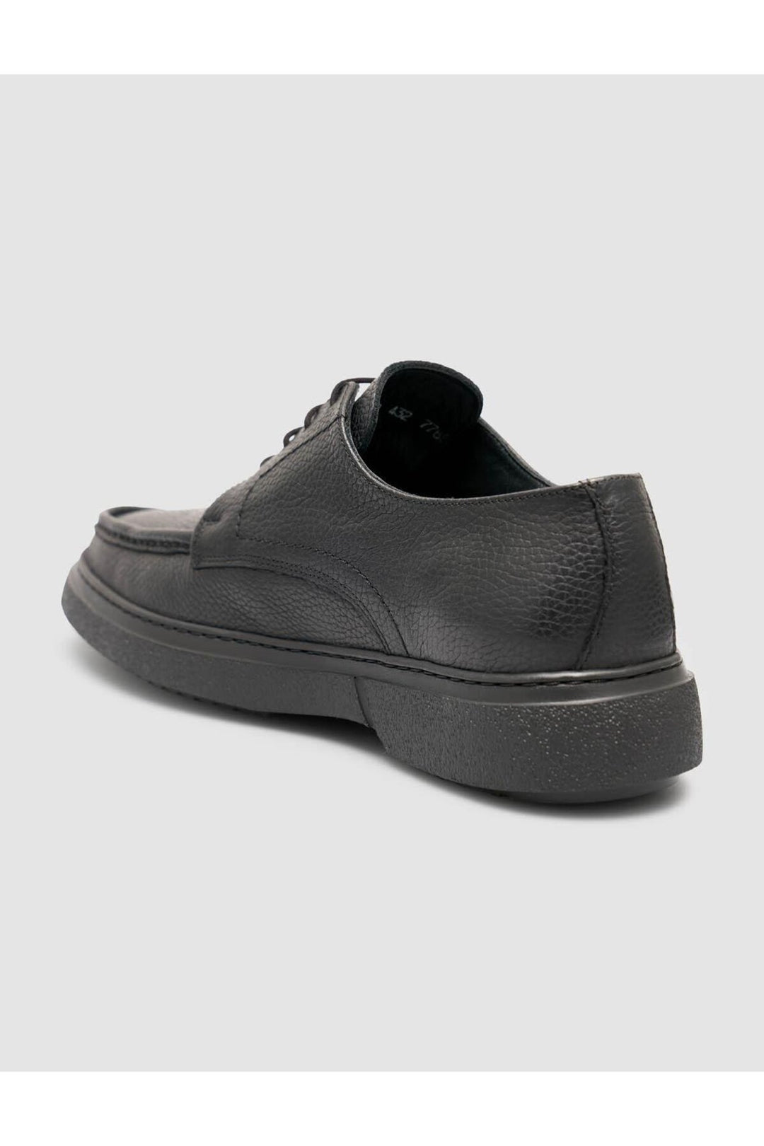 Cabani Shoes Chaussures de ville pour hommes en cuir véritable noir 100% - Noir