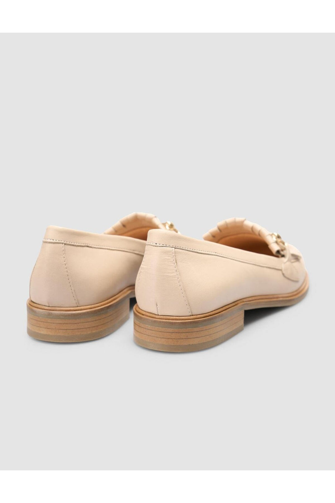 Cabani Shoes %100 Cuir véritable Mocassins à franges pour femmes Beige - Beige