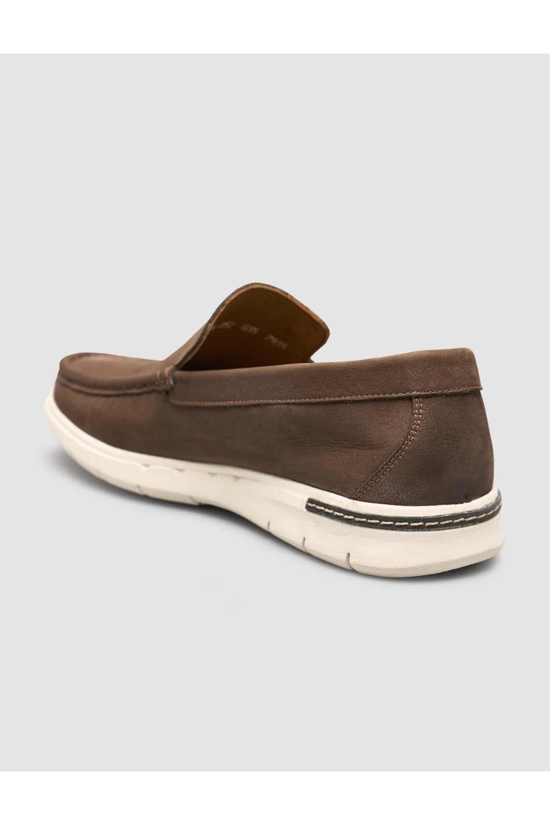 Cabani Shoes Mocassin quotidien pour homme en cuir véritable marron - Marron