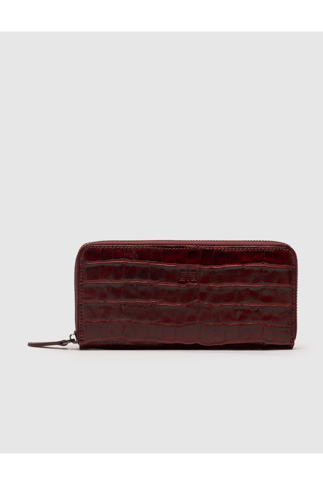 Cabani Shoes Portefeuille femme en cuir véritable bordeaux - Bordeaux