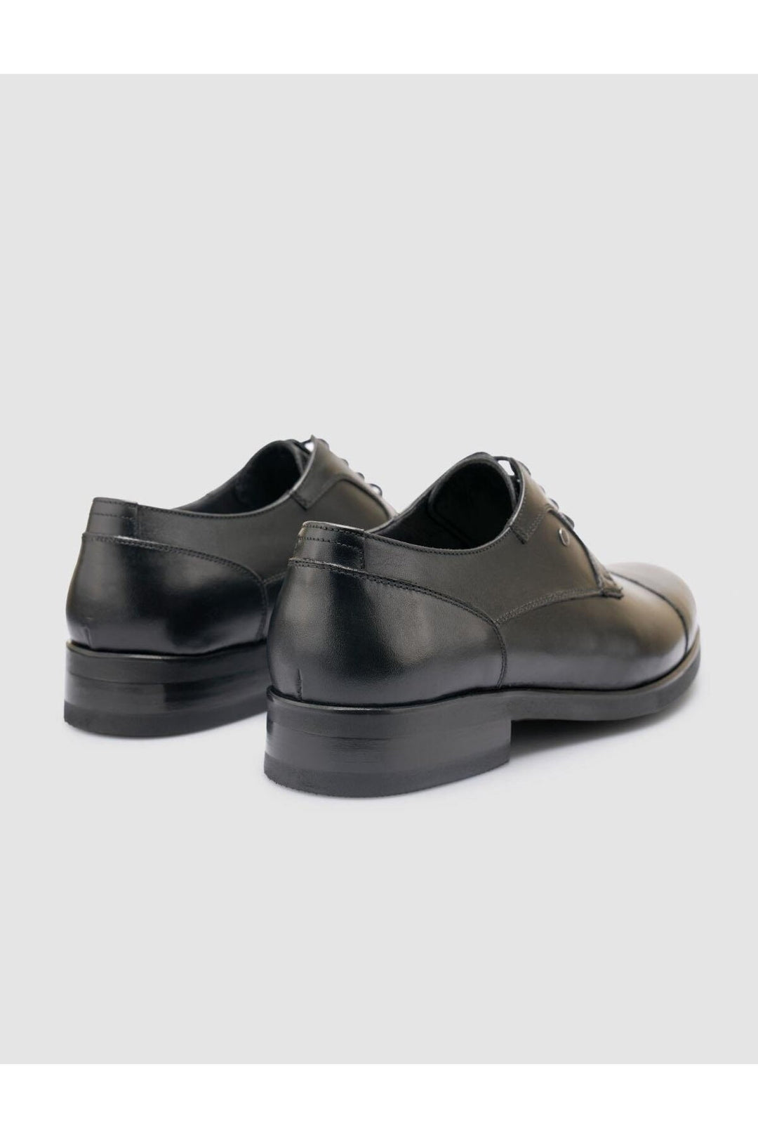 Cabani Shoes Chaussures classiques pour hommes en cuir véritable noir à lacets 100% - Multicolore