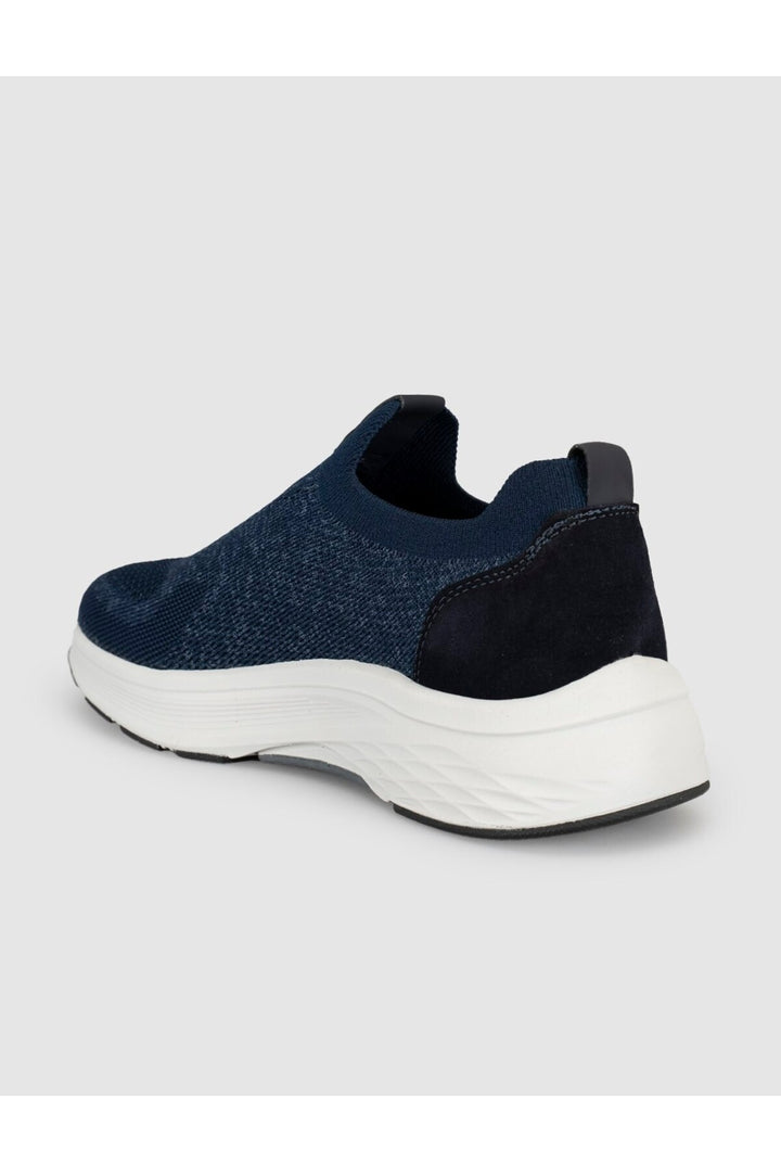 Cabani Shoes Tricot Bleu marine Homme Baskets - Bleu marine