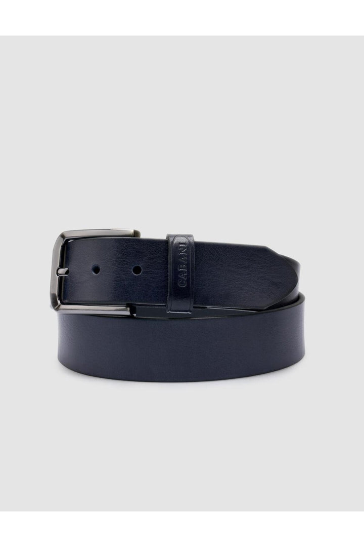 Cabani Shoes %100 Cuir Véritable Ceinture Classique Homme Bleu marine - Bleu marine