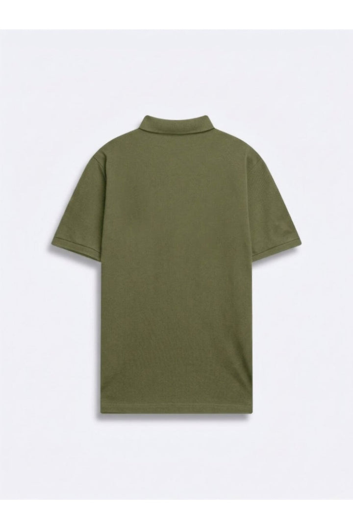 LTB T-shirt vert polo à col avec fermeture éclair - Vert