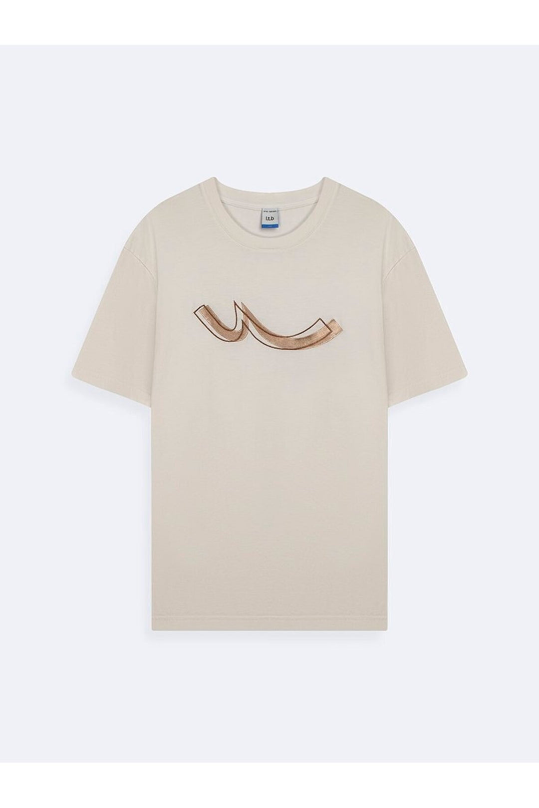 LTB T-shirt crème avec logo - Crème