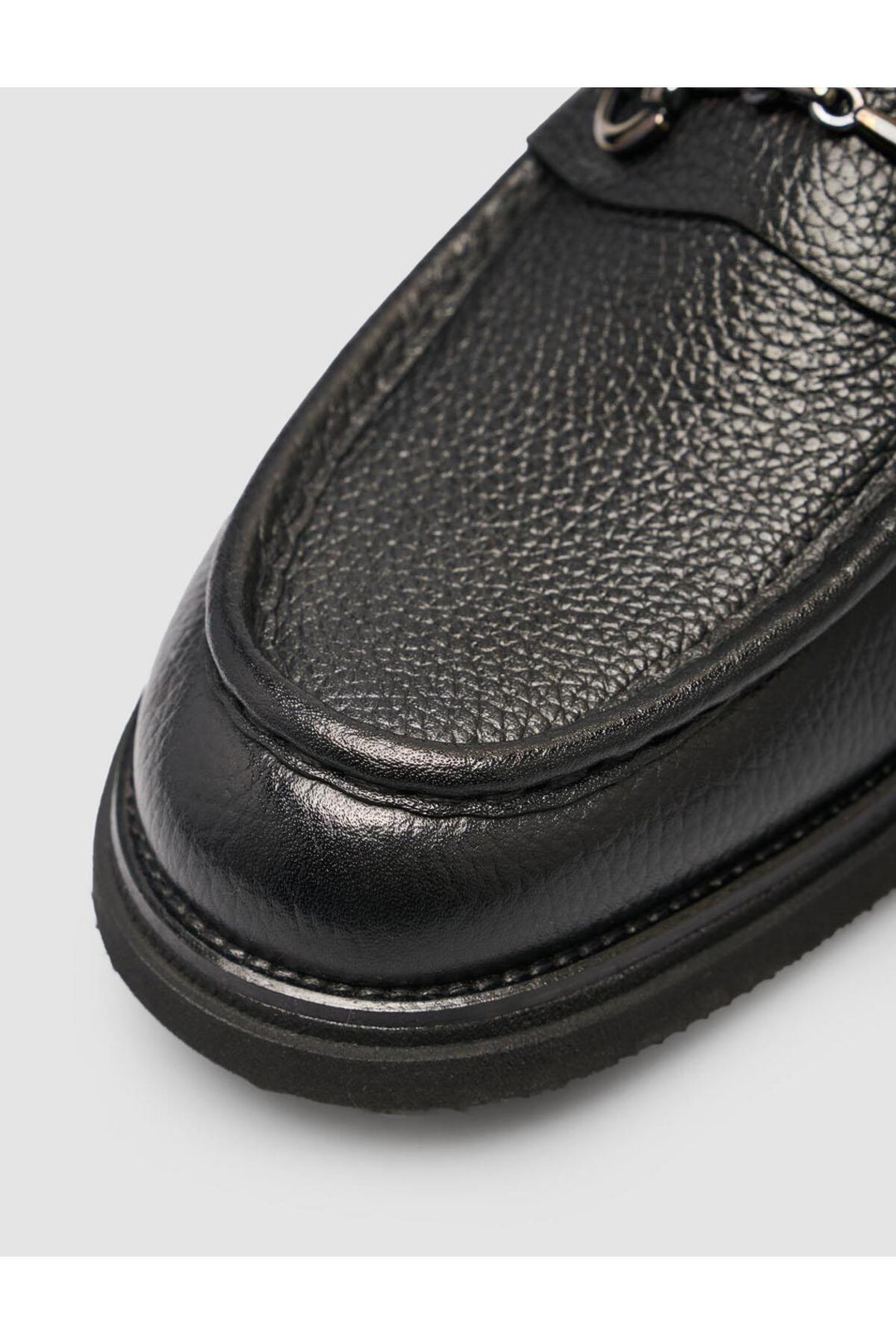 Cabani Shoes %100 Cuir véritable Noir FloterChaussures classiques pour hommes avec boucle - Noir
