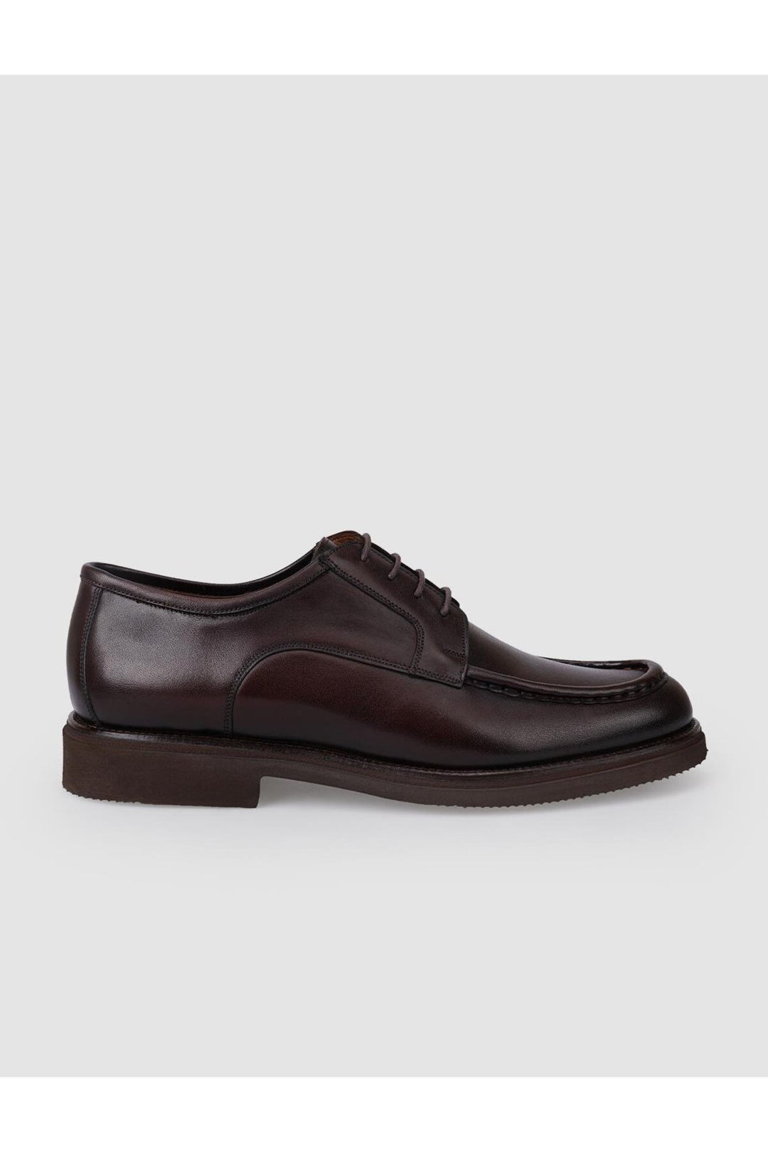 Cabani Shoes Chaussures classiques pour hommes en cuir véritable marron à lacets 100% - Multicolore
