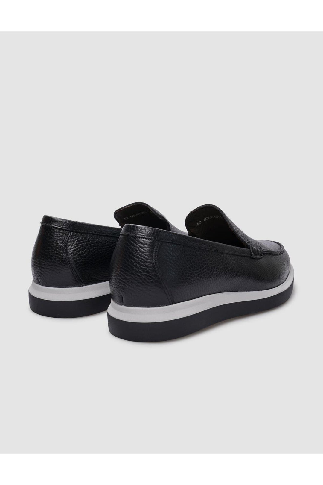 Cabani Shoes Chaussures de ville pour hommes en cuir véritable noires - Noir