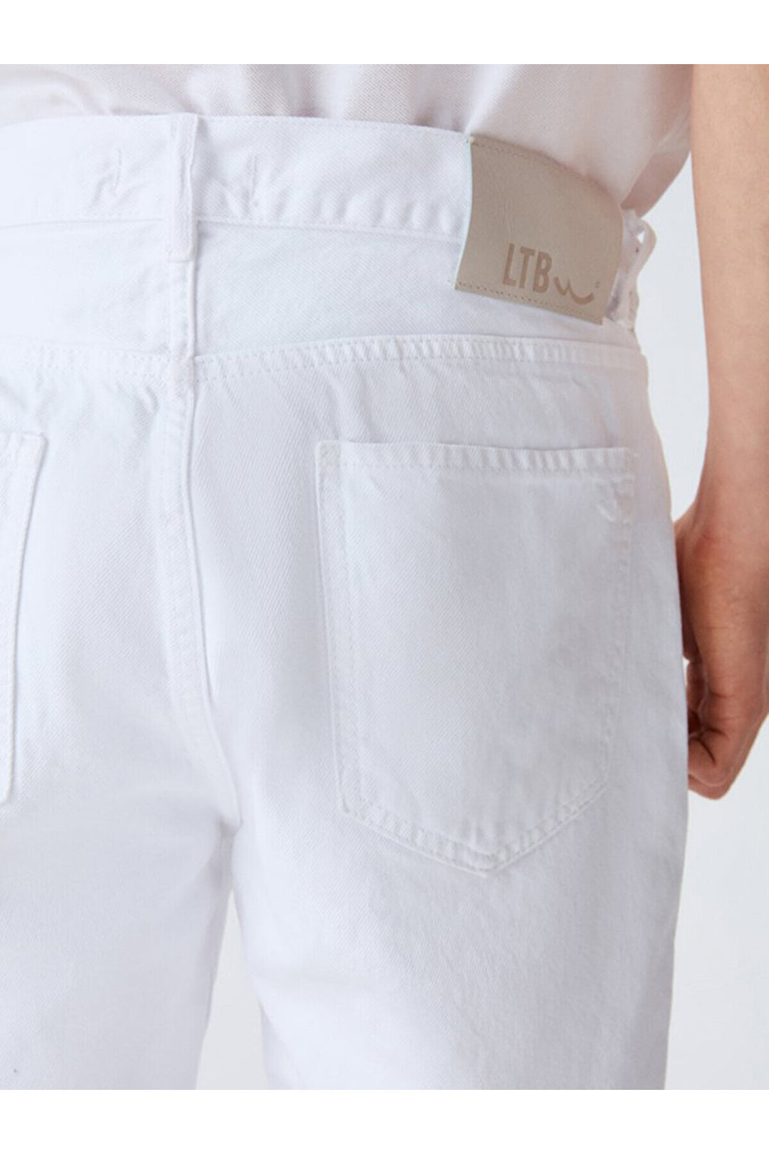 LTB Jean Stephano coupe classique Bermudes - Blanc_