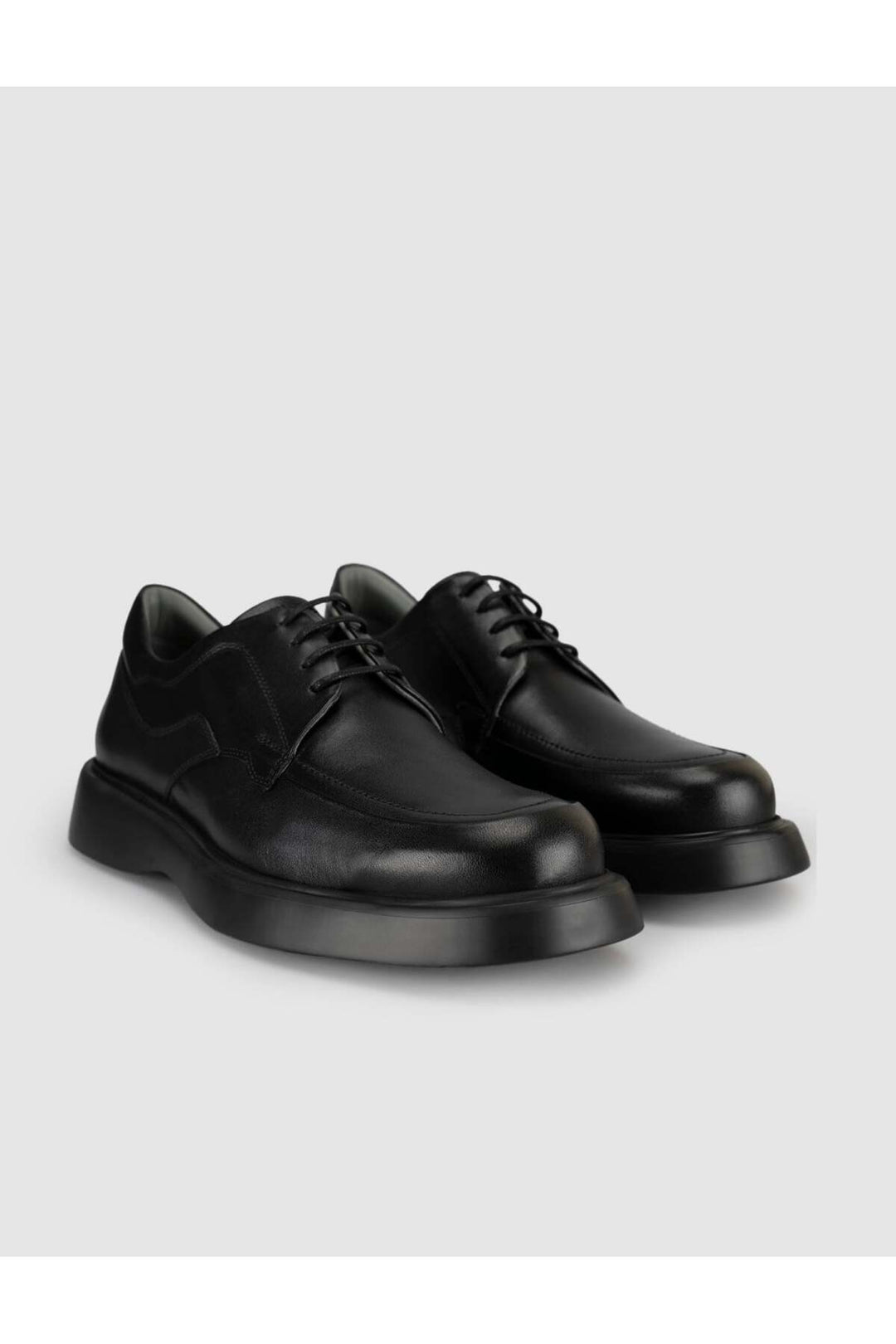 Cabani Shoes Chaussures décontractées pour hommes en cuir véritable à semelle épaisse, saisonnières. - Multicolore