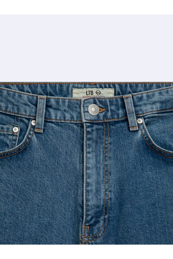 LTB Pantalon Jean Indigo Mi-Dark Baggy Leron - mid Indigo