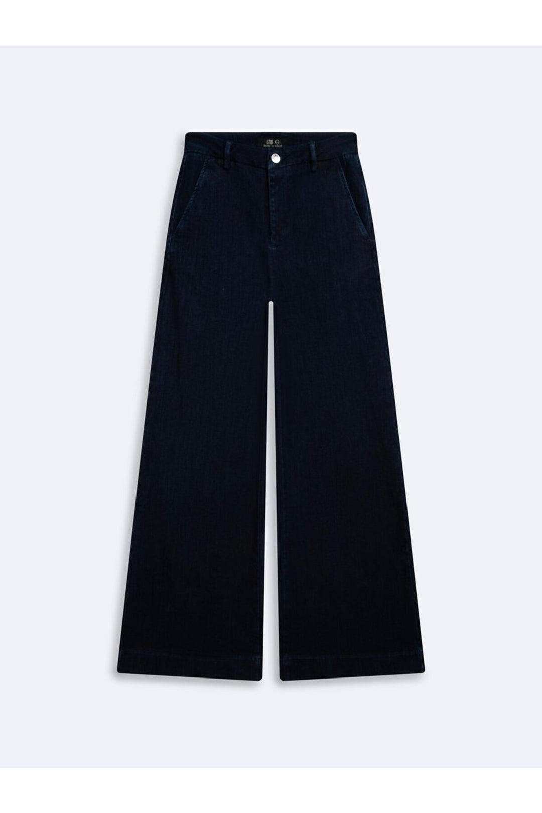 LTB Pantalon Jean Indigo Foncé Taille Haute à Jambes Larges Viviana - dark Indigo