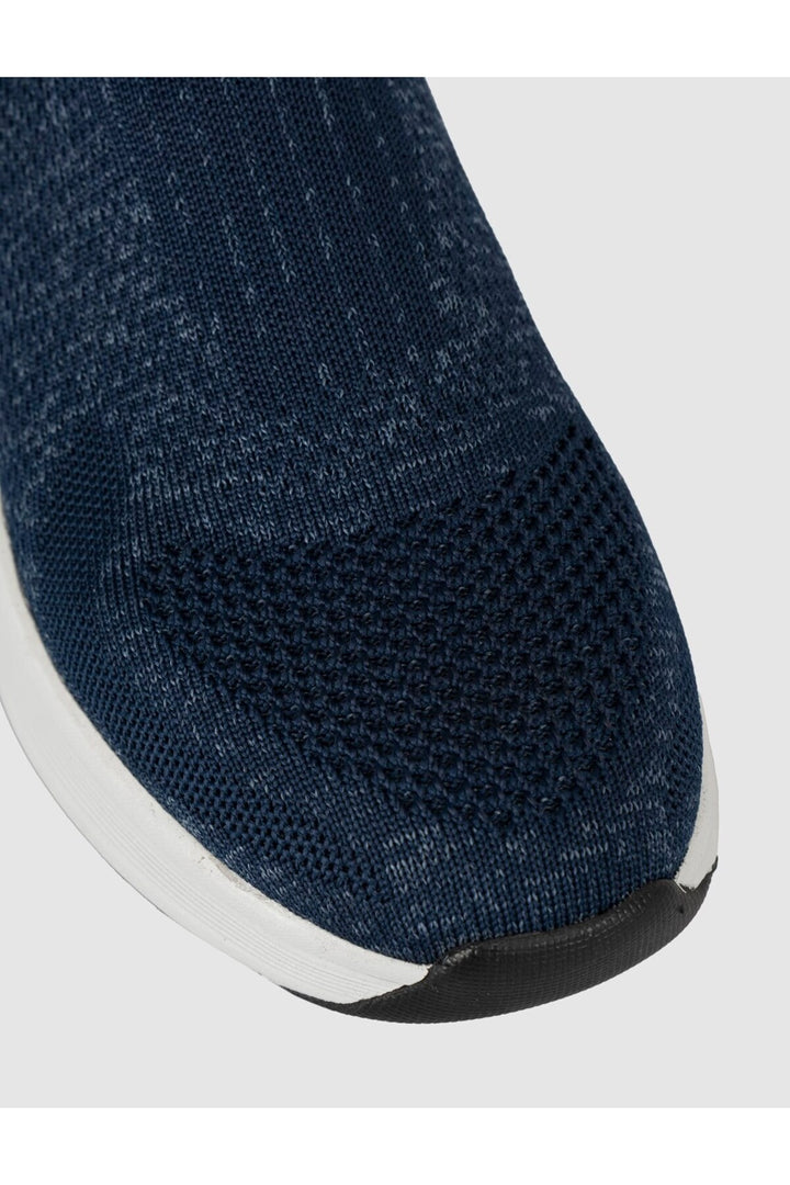 Cabani Shoes Tricot Bleu marine Homme Baskets - Bleu marine