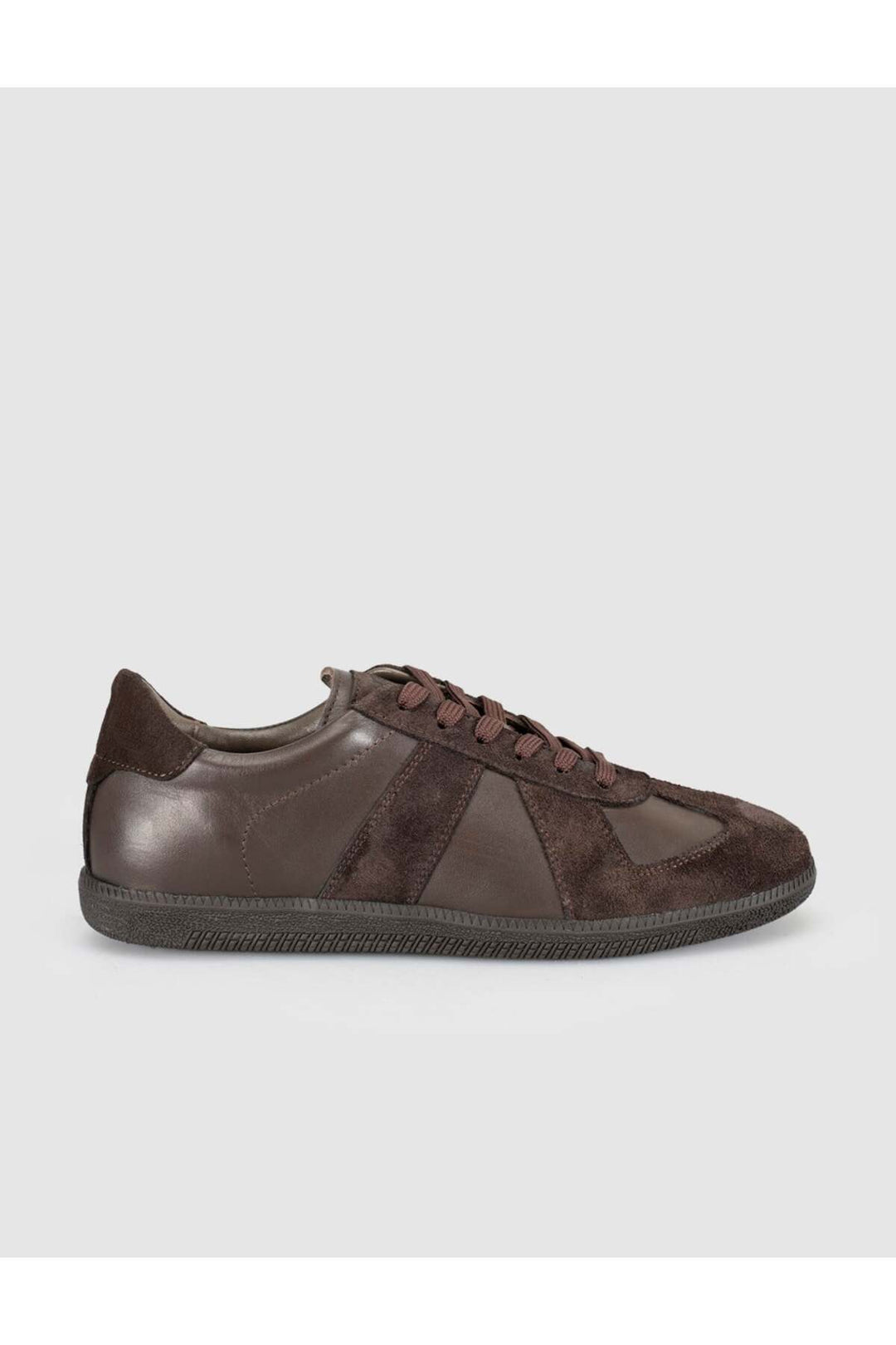 Cabani Shoes Baskets femme en cuir suédé marron - Multicolore
