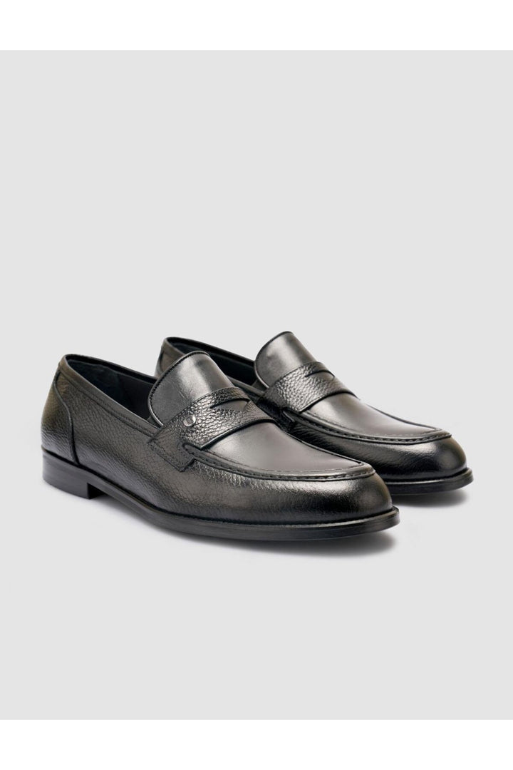 Cabani Shoes %100 Cuir véritable Chaussures classiques pour hommes noires - Multicolore