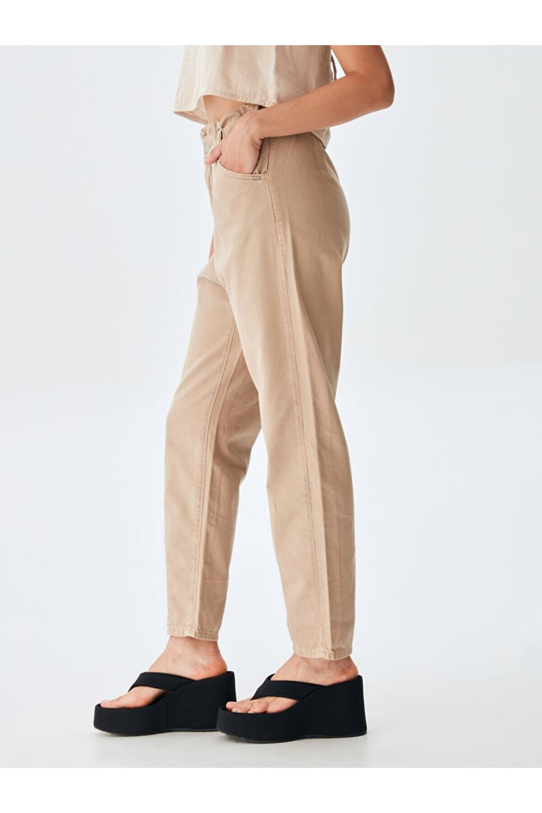 LTB Pantalon en jean à taille haute Calıssa B Papper Bag