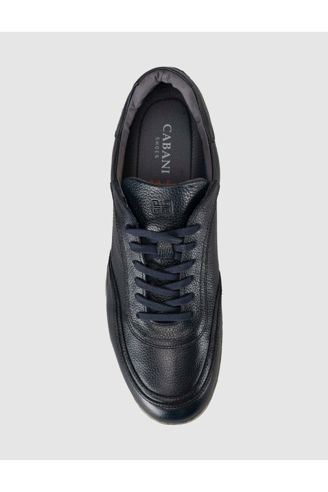 Cabani Shoes Bleu marine Cuir véritable Chaussures décontractées pour hommes - Bleu marine