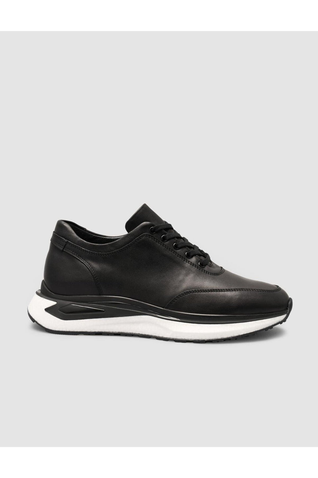 Cabani Shoes Chaussures de sport pour hommes noires avec détails de couture - Noir