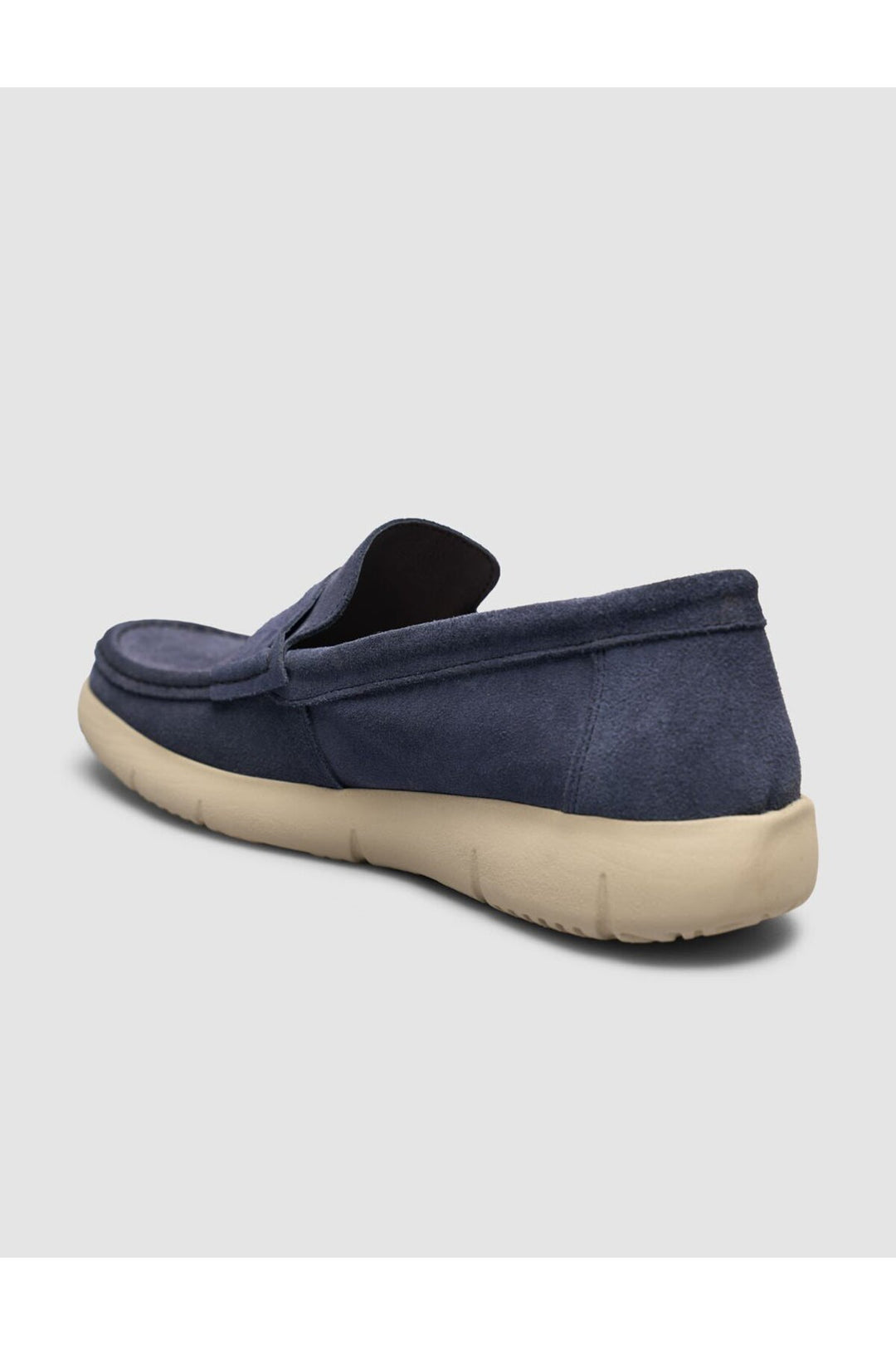 Cabani Shoes Bleu marine Cuir Véritable Chaussures Loafer pour Homme - Bleu marine