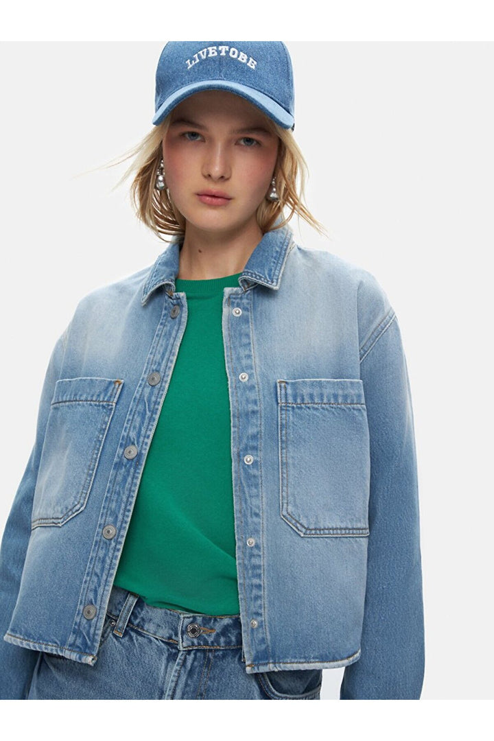 LTB Chemise courte en jean Peta