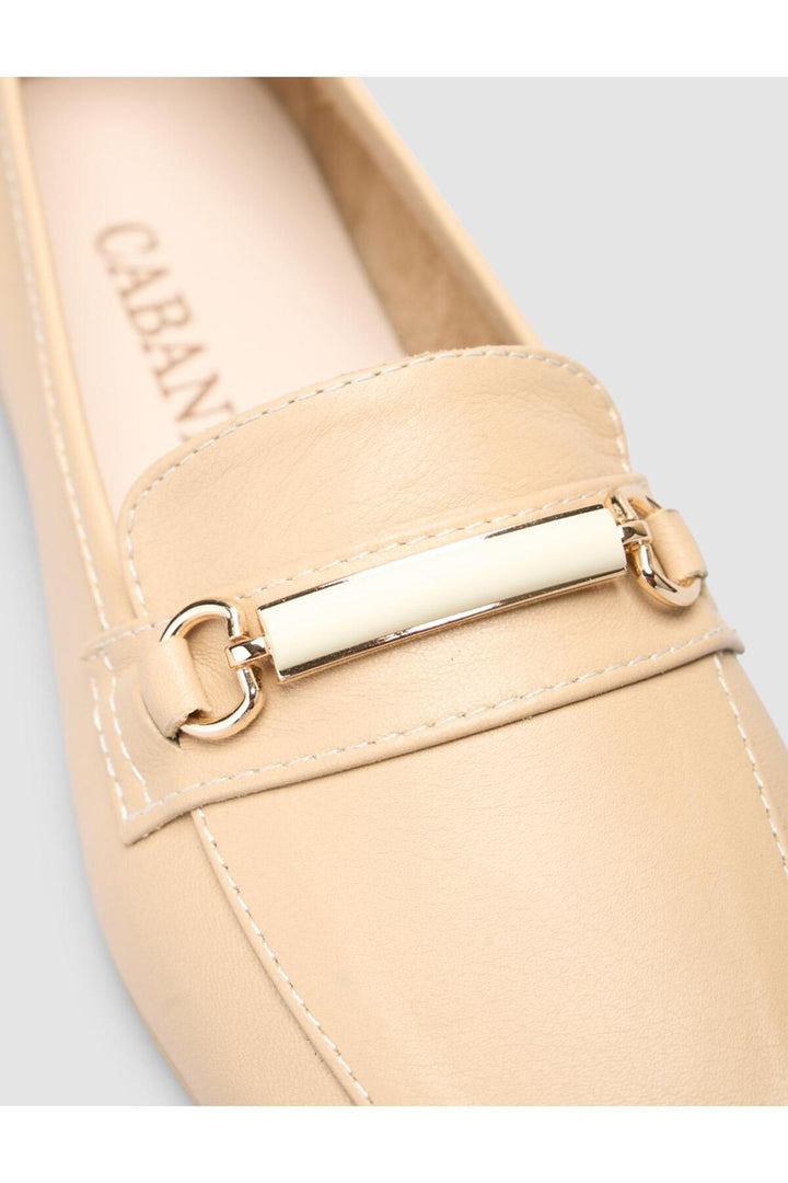 Cabani Shoes %100 Cuir véritable Mocassin femme Vison - Vison