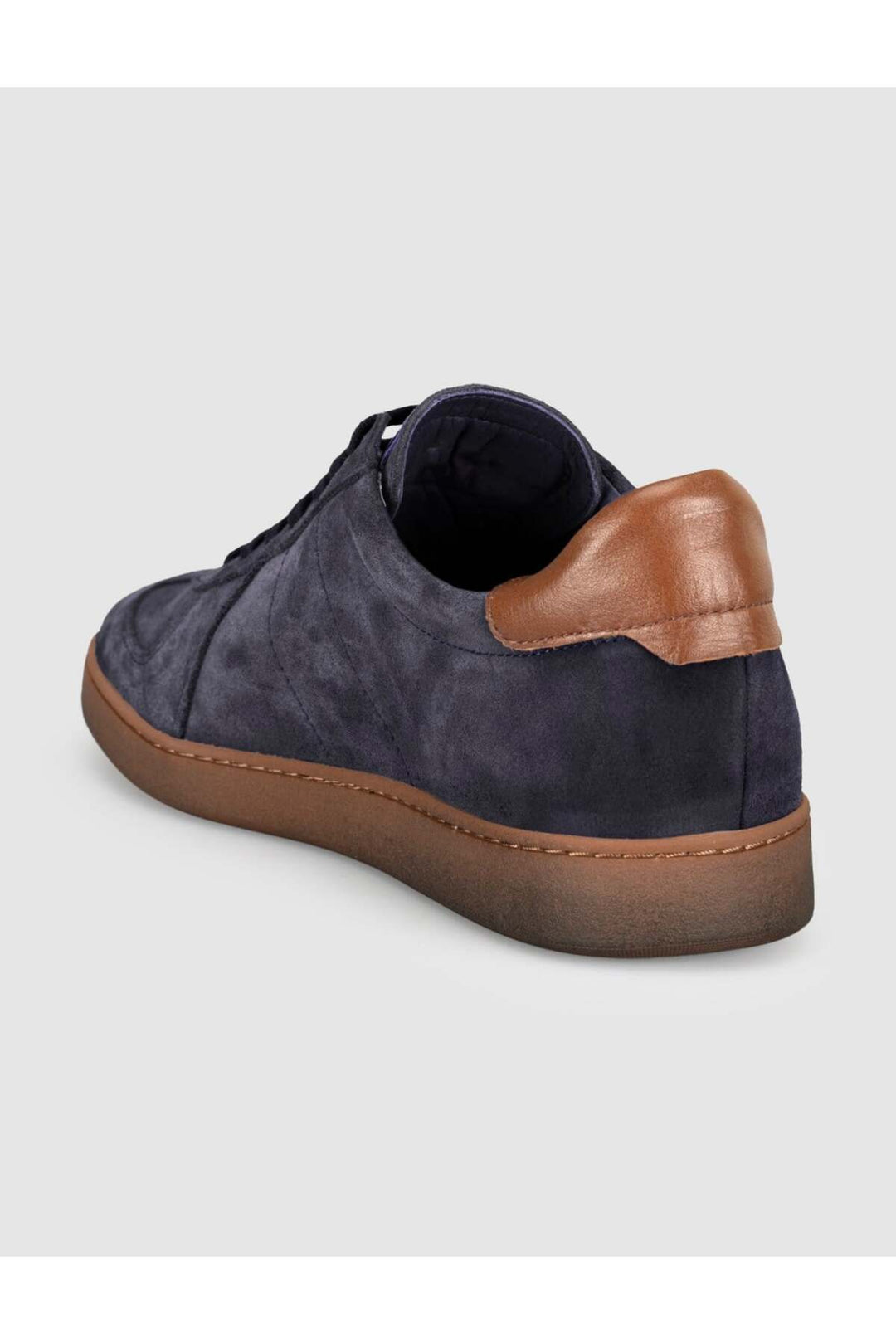 Cabani Shoes Chaussures de sport pour hommes en cuir véritable suédé bleu marine - Bleu marine