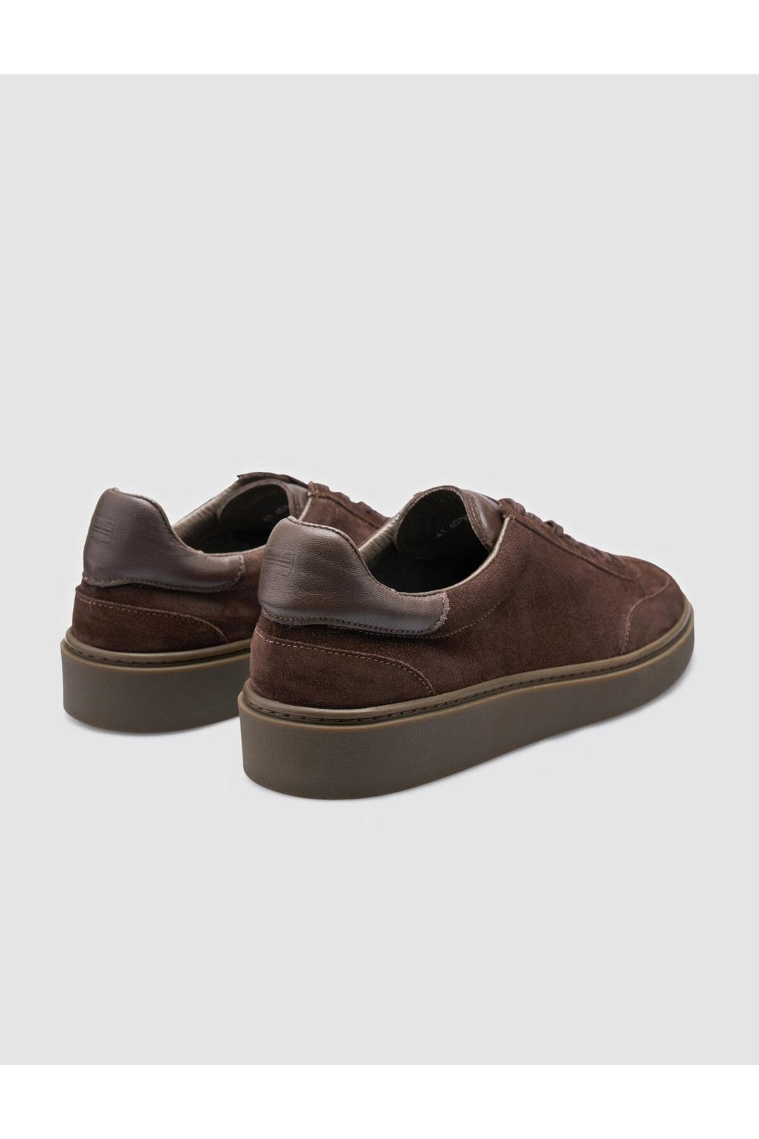Cabani Shoes %100 Cuir véritable Chaussures de sport pour hommes en daim marron - Marron