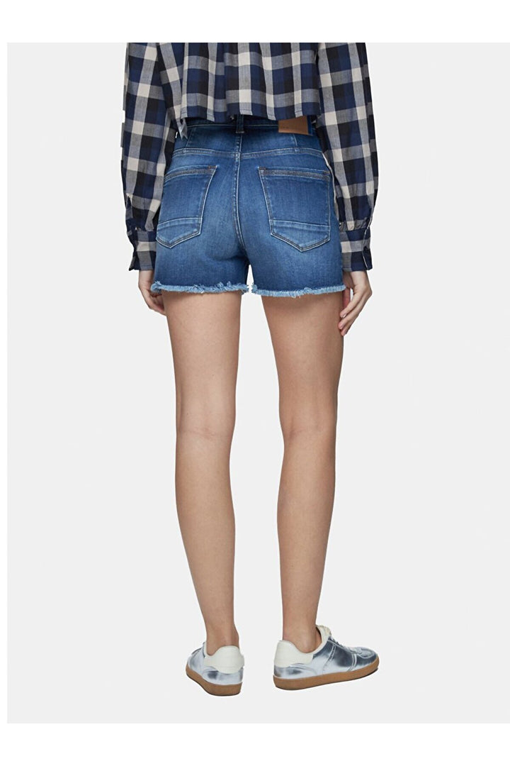 LTB Short en jean taille haute Carola
