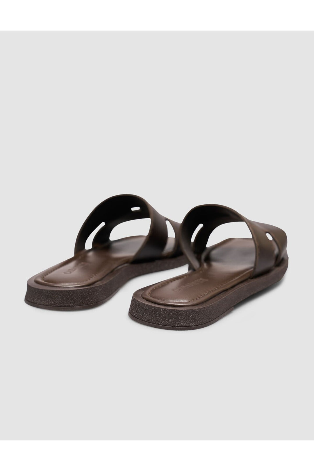 Cabani Shoes Sandales pour femmes en cuir véritable respirant marron - Multicolore
