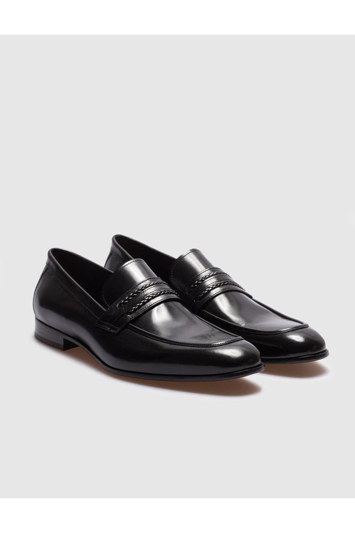 Cabani Shoes Chaussures classiques pour hommes en cuir véritable avec ceinture noire - Multicolore