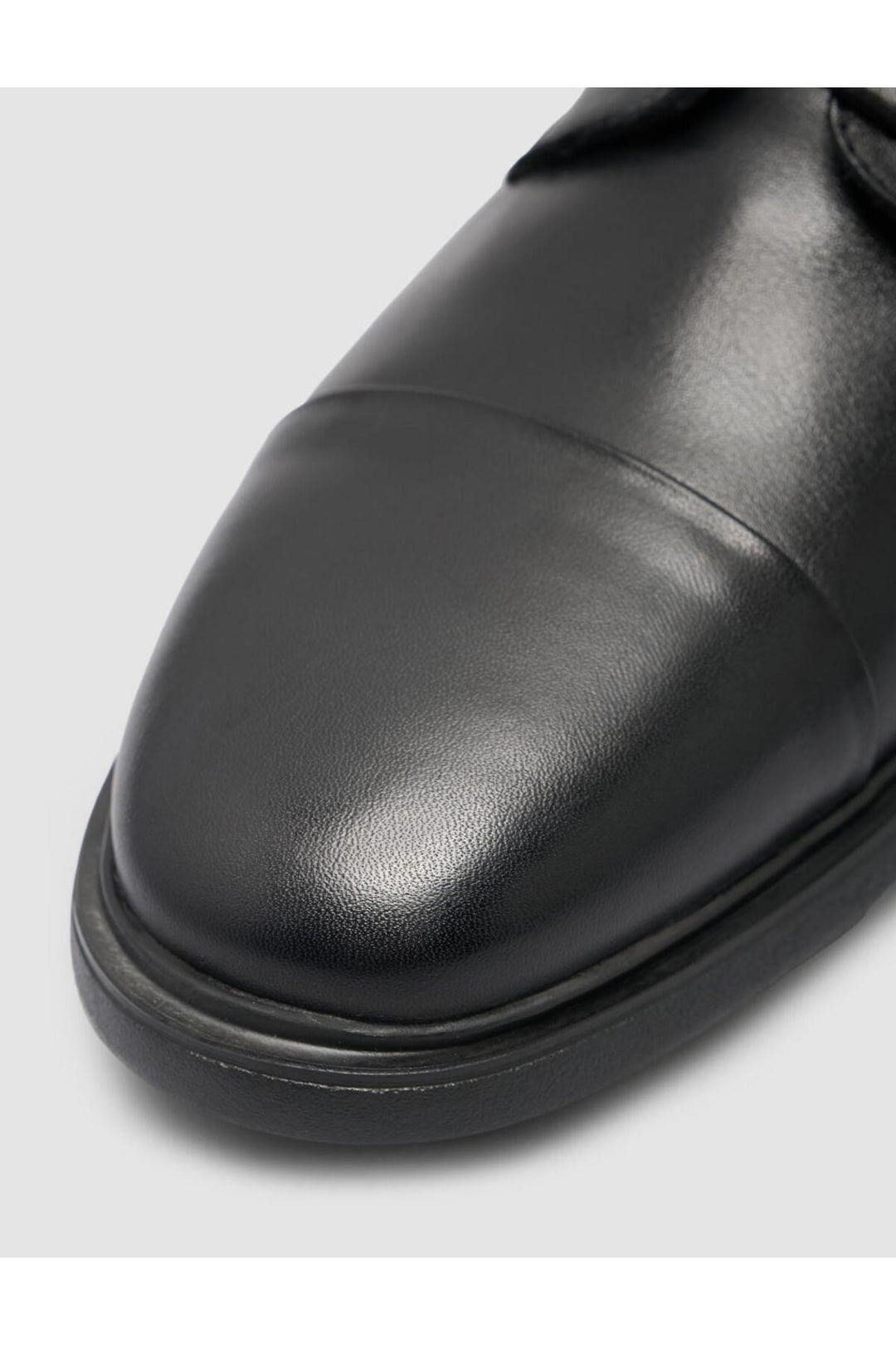 Cabani Shoes Chaussures classiques pour hommes en cuir véritable noir à bout ovale 100% - Multicolore