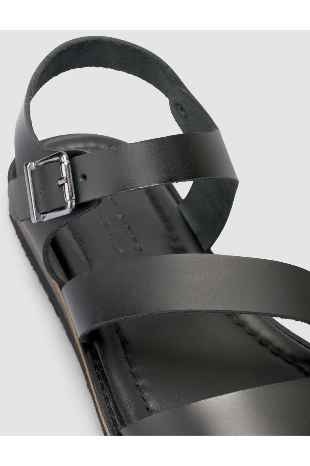 Cabani Shoes %100 Cuir véritable Sandales noires pour femmes - Multicolore