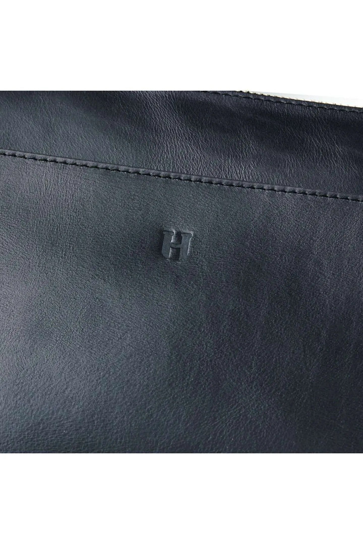 helmbrook Sac Portefeuille en Cuir Véritable pour Femme Zippé RFID Protégé Beverly Black