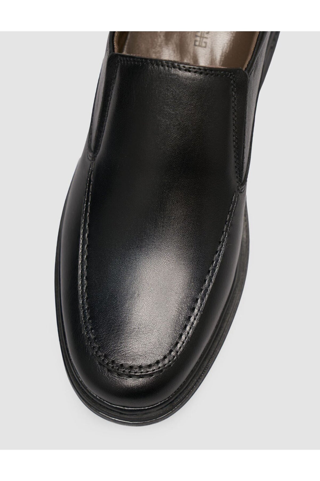 Cabani Shoes Chaussures Loafer Classiques pour Hommes en Cuir Véritable Noires - Multicolore