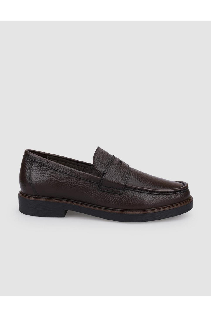 Cabani Shoes Chaussures de ville pour hommes en cuir véritable marron 100% - Marron
