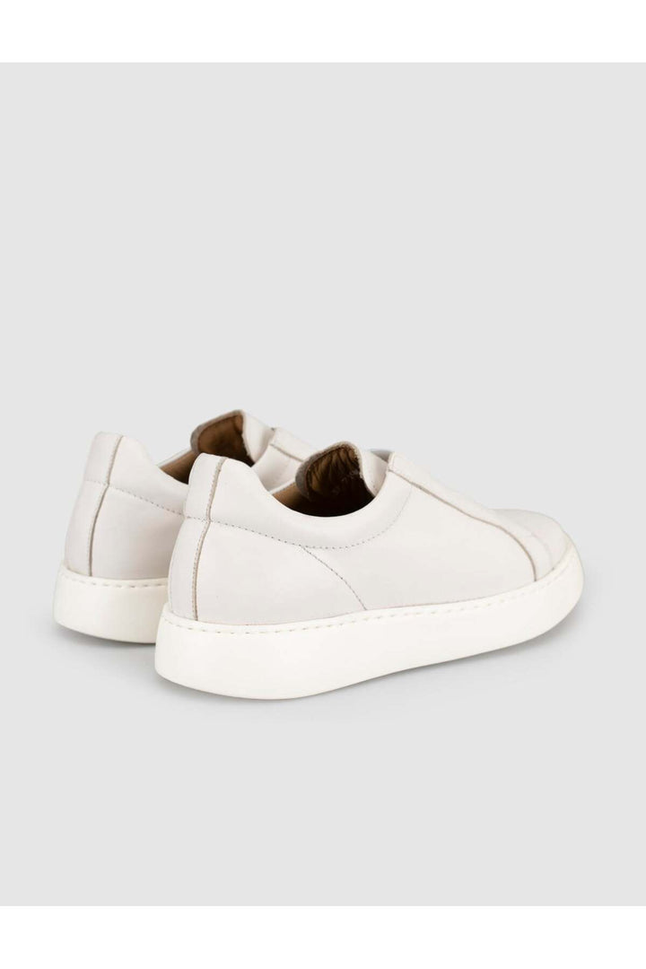 Cabani Shoes Chaussure de sport quotidienne avec détails en caoutchouc - Blanc