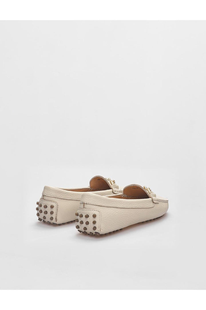 Cabani Shoes Chaussures pour femmes en cuir véritable beige loafer - Beige