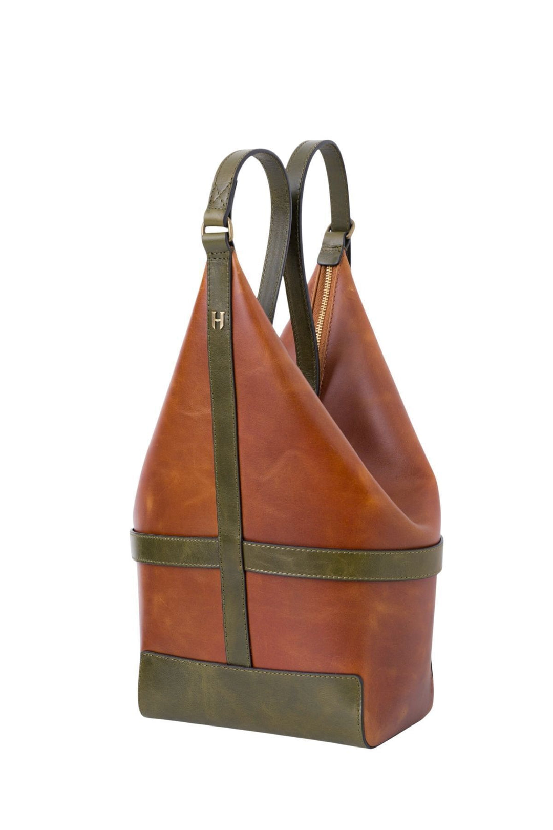 Helmbrook Sac à bandoulière unisexe en cuir véritable Claire